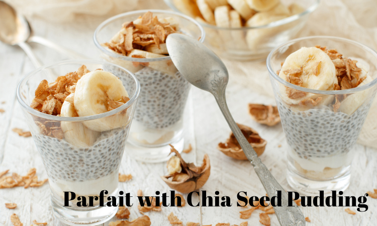 Parafait with chia seeds